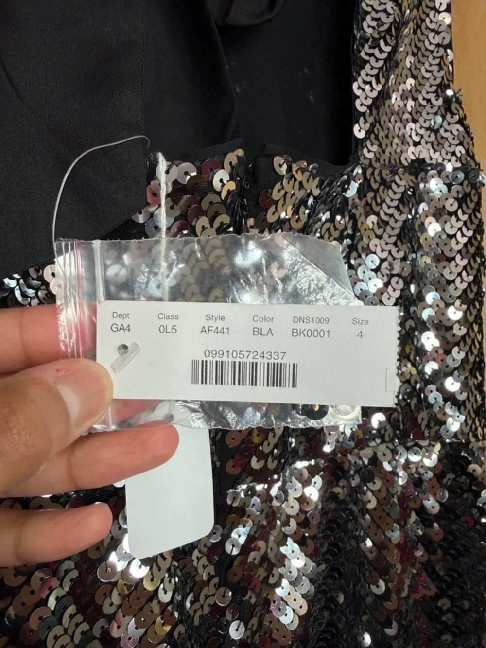 NWT! J.Crew Black Silver Sequin Midi Dress - Elegant Evening Cocktail. Size: 4